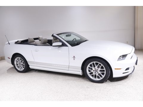 Oxford White Ford Mustang V6 Premium Convertible.  Click to enlarge.