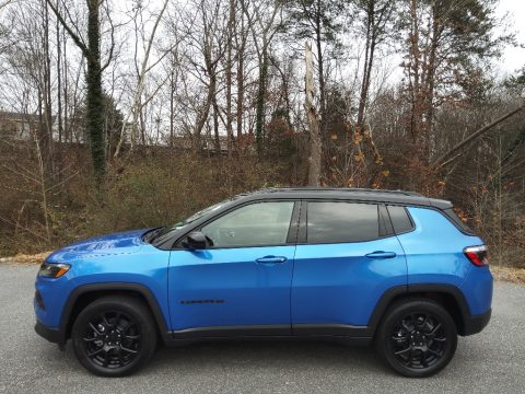 Laser Blue Pearl Jeep Compass Altitude.  Click to enlarge.