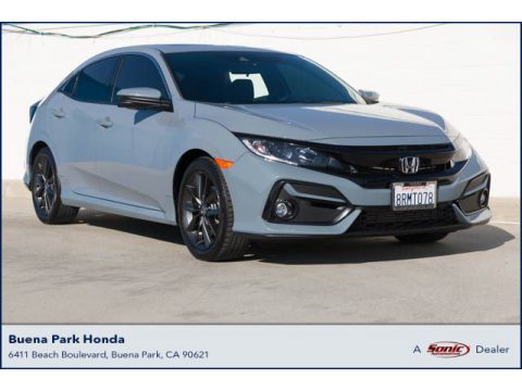 Crystal Black Pearl Honda Civic EX Hatchback.  Click to enlarge.