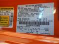 Ford Color Code CA Twister Orange #20