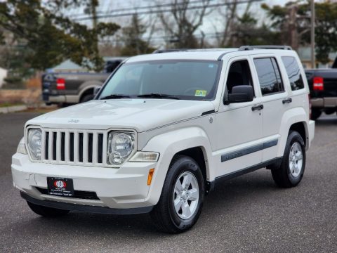 Stone White Jeep Liberty Sport 4x4.  Click to enlarge.