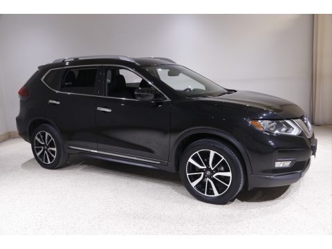 Magnetic Black Nissan Rogue SL AWD.  Click to enlarge.