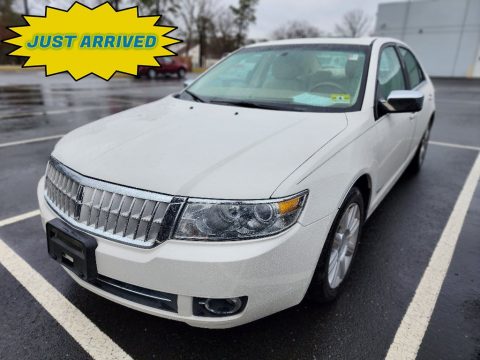 White Suede Lincoln MKZ Sedan.  Click to enlarge.