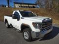Front 3/4 View of 2022 GMC Sierra 2500HD SLE Regular Cab 4WD #4