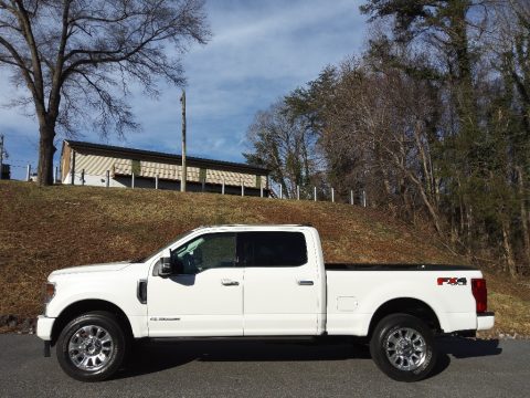 Star White Ford F350 Super Duty Limited Crew Cab 4x4.  Click to enlarge.