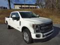 Front 3/4 View of 2020 Ford F350 Super Duty Limited Crew Cab 4x4 #4