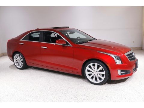 Red Obsession Tintcoat Cadillac ATS 3.6L.  Click to enlarge.
