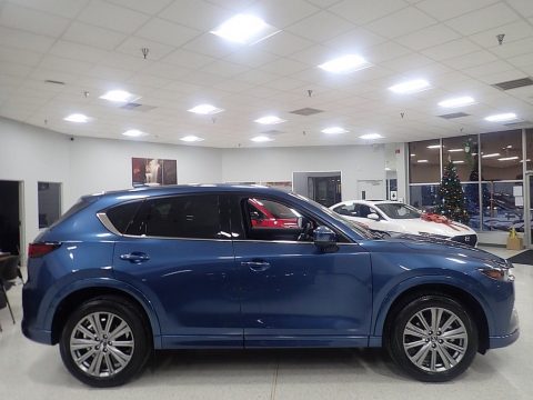 Eternal Blue Mica Mazda CX-5 Turbo Signature AWD.  Click to enlarge.