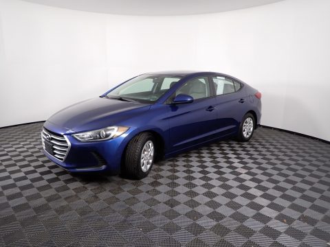 Lakeside Blue Hyundai Elantra SE.  Click to enlarge.