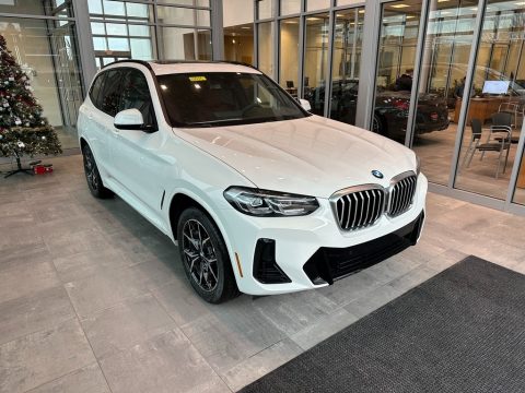 Alpine White BMW X3 xDrive30i.  Click to enlarge.