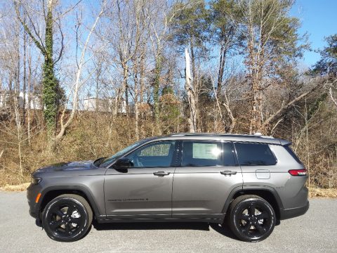 Baltic Gray Metallic Jeep Grand Cherokee L Limited 4x4.  Click to enlarge.