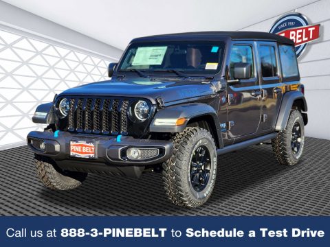 Granite Crystal Metallic Jeep Wrangler Unlimited Willys 4XE Hybrid.  Click to enlarge.