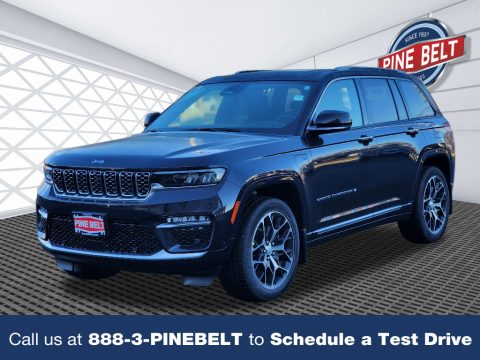 Hydro Blue Pearl Jeep Grand Cherokee Summit Reserve 4XE Hybrid.  Click to enlarge.