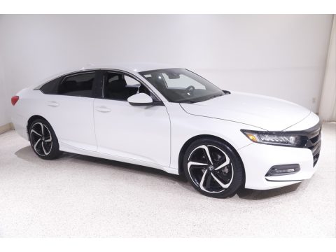 Platinum White Pearl Honda Accord Sport Sedan.  Click to enlarge.