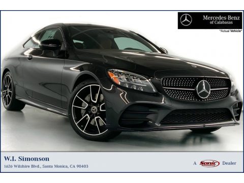 Graphite Gray Metallic Mercedes-Benz C 300 Coupe.  Click to enlarge.