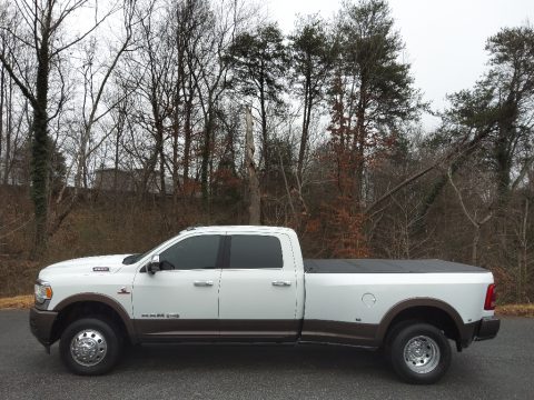 Bright White Ram 3500 Limited Longhorn Crew Cab 4x4.  Click to enlarge.