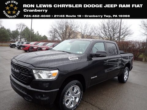 Diamond Black Crystal Pearl Ram 1500 Big Horn Crew Cab 4x4.  Click to enlarge.