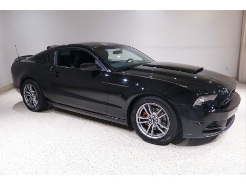 Black Ford Mustang V6 Coupe.  Click to enlarge.