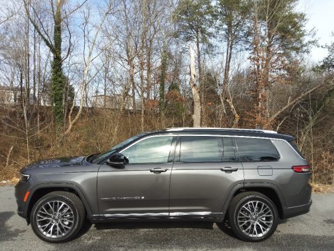 Baltic Gray Metallic Jeep Grand Cherokee L Summit Reserve 4WD.  Click to enlarge.