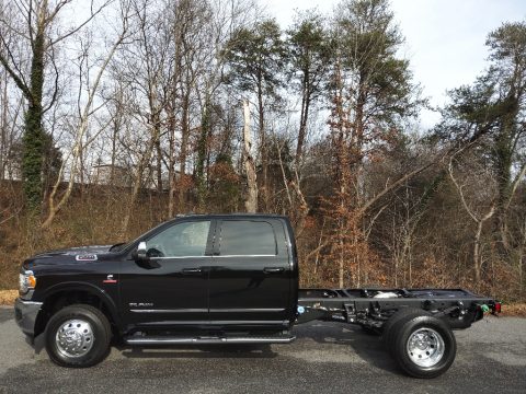 Diamond Black Crystal Pearl Ram 3500 Limited Crew Cab 4x4 Chassis.  Click to enlarge.