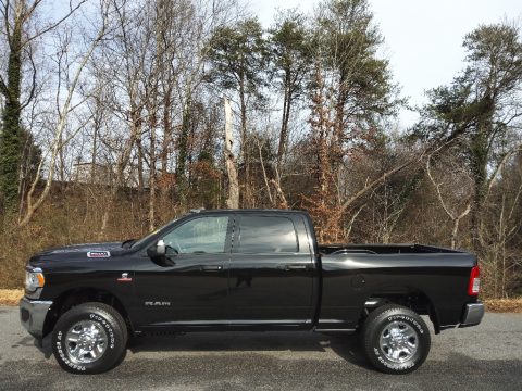 Diamond Black Crystal Pearl Ram 2500 Tradesman Crew Cab 4x4.  Click to enlarge.