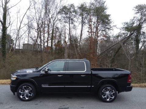 Diamond Black Crystal Pearl Ram 1500 Limited Crew Cab 4x4.  Click to enlarge.