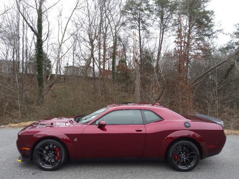 Octane Red Pearl Dodge Challenger R/T Scat Pack Widebody.  Click to enlarge.