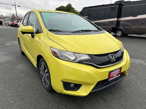 Mystic Yellow Pearl Honda Fit EX.  Click to enlarge.