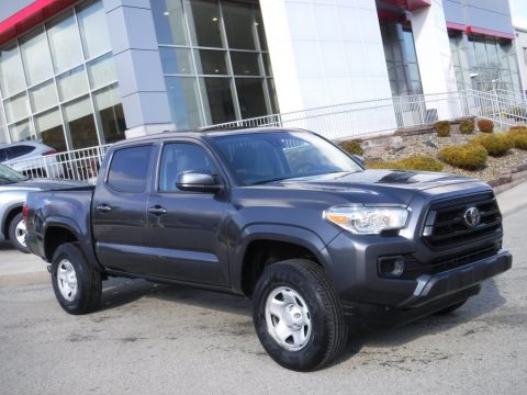 Magnetic Gray Metallic Toyota Tacoma SR Double Cab 4x4.  Click to enlarge.
