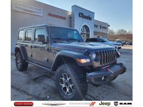Granite Crystal Metallic Jeep Wrangler Unlimited Rubicon 4x4.  Click to enlarge.