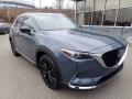 Front 3/4 View of 2023 Mazda CX-9 Carbon Edition AWD #9