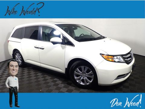 White Diamond Pearl Honda Odyssey EX-L.  Click to enlarge.