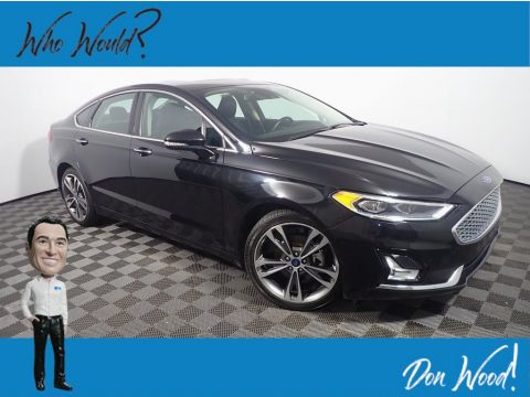 Agate Black Ford Fusion Titanium AWD.  Click to enlarge.