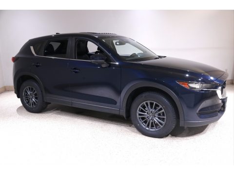 Deep Crystal Blue Mica Mazda CX-5 Touring AWD.  Click to enlarge.