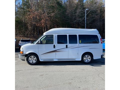 Summit White Chevrolet Express 1500 AWD Passenger Conversion.  Click to enlarge.