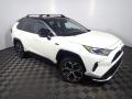 Front 3/4 View of 2021 Toyota RAV4 Prime XSE AWD Plug-In Hybrid #5