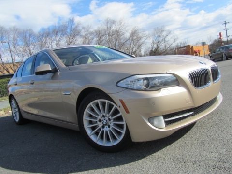 Milano Beige Metallic BMW 5 Series 535i Sedan.  Click to enlarge.