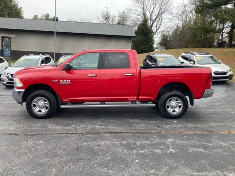 Flame Red Ram 2500 SLT Crew Cab 4x4.  Click to enlarge.