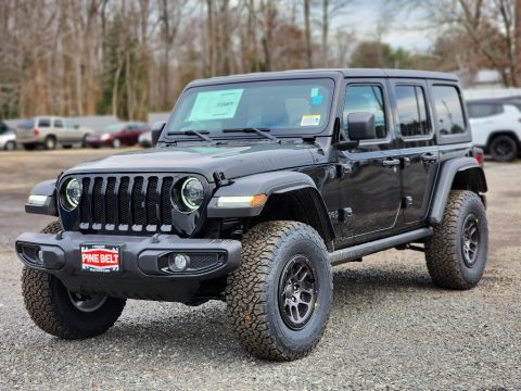 Black Jeep Wrangler Unlimited Willys 4x4.  Click to enlarge.