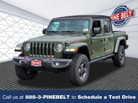 Sarge Green Jeep Gladiator Rubicon 4x4.  Click to enlarge.