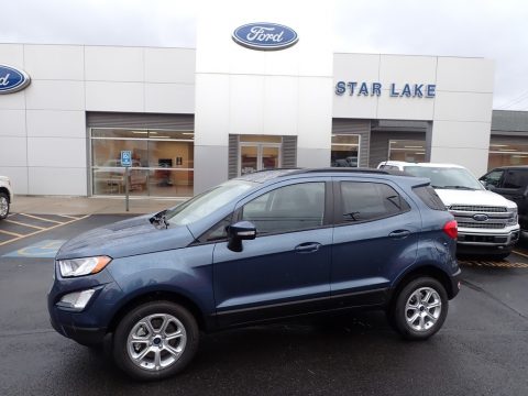 Blue Metallic Ford EcoSport SE 4WD.  Click to enlarge.