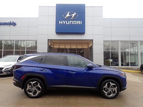 Intense Blue Hyundai Tucson SEL AWD.  Click to enlarge.