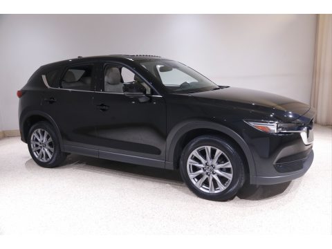 Jet Black Mica Mazda CX-5 Grand Touring AWD.  Click to enlarge.