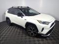 Front 3/4 View of 2021 Toyota RAV4 Prime XSE AWD Plug-In Hybrid #5