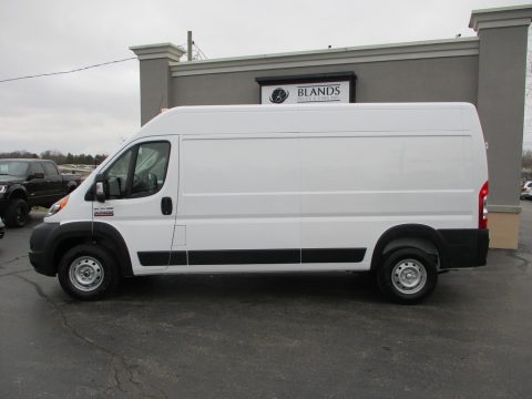 Bright White Ram ProMaster 3500 High Roof Cargo Van.  Click to enlarge.