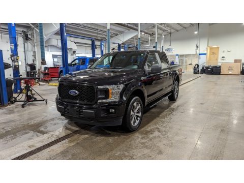 Agate Black Ford F150 XL SuperCrew 4x4.  Click to enlarge.