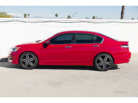 San Marino Red Honda Accord Sport Sedan.  Click to enlarge. San Marino Red Honda Accord Sport Sedan.  Click to enlarge.