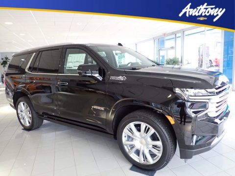 Black Chevrolet Tahoe High Country 4WD.  Click to enlarge.