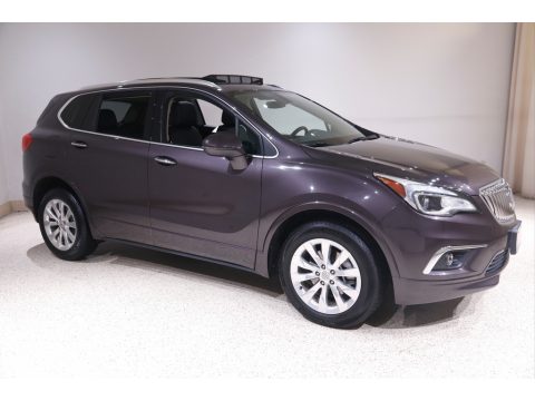 Midnight Amethyst Metallic Buick Envision Essence AWD.  Click to enlarge.