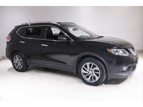 Super Black Nissan Rogue SL.  Click to enlarge.
